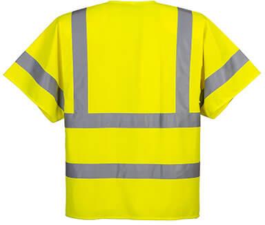Hi-Vis Half Sleeve Zip Vest