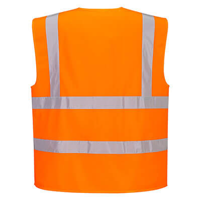 Hi-Vis Zipped Band & Brace Vest