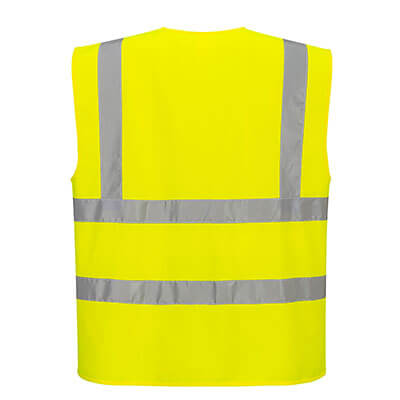 Hi-Vis Zipped Band & Brace Vest