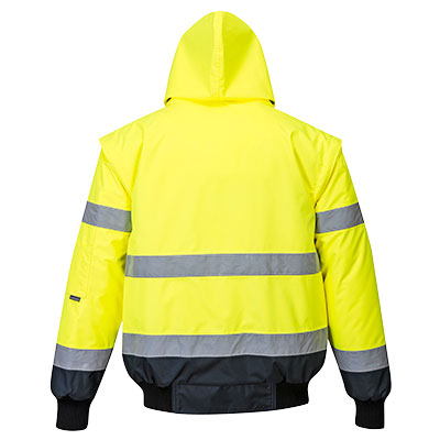 C465 - Hi-Vis Contrast Bomber Jacket