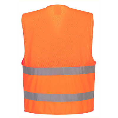 Hi-Vis Half Mesh Vest