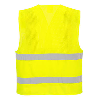 Hi-Vis Half Mesh Vest