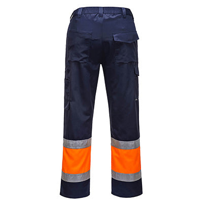 E049 - Hi-Vis Tweekleuren Combat Broek