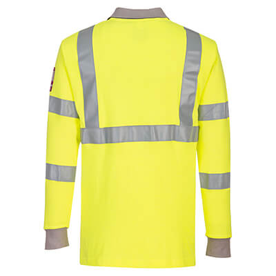 FR77 - Vlamvertragende Modaflame Antistatische lange mouw Poloshirt