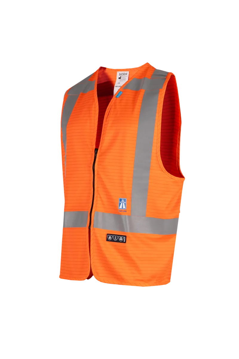 Sarvan Vlamvertragend, antistatisch veiligheidsvest (RWS)