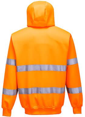 Hi-Vis Zip Front Hoodie