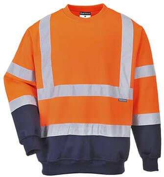 Two Tone Hi-Vis Sweatshirt
