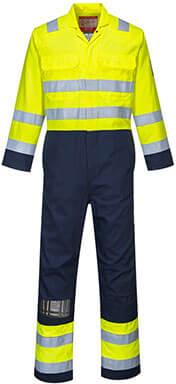 Hi-Vis Anti-Static Bizflame Pro Coverall