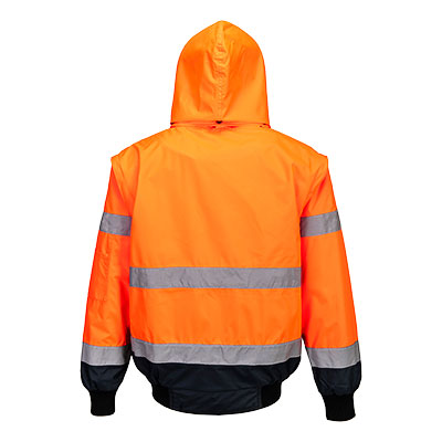 C465 - Hi-Vis Contrast Bomber Jacket