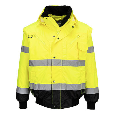 C465 - Hi-Vis Contrast Bomber Jacket