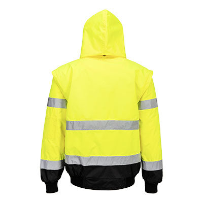C465 - Hi-Vis Contrast Bomber Jacket