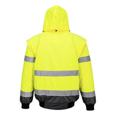 C465 - Hi-Vis Contrast Bomber Jacket
