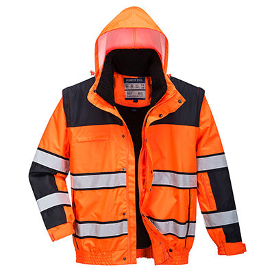 C466 - Hi-Vis Classic Bomber Jacket