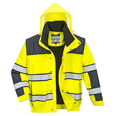 C466 - Hi-Vis Classic Bomber Jacket