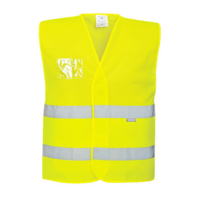 Hi-Vis Half Mesh Vest