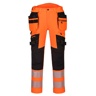 DX442 - DX4-Hi-Vis broek met afneembare holsterzakken