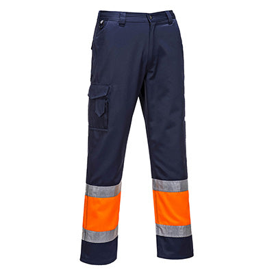E049 - Hi-Vis Tweekleuren Combat Broek