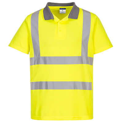 EC10 - Eco Hi-Vis L/S Polo (6 stuks)