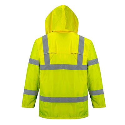 Regenjas met hoge zichtbaarheid