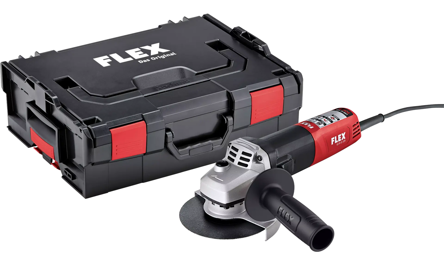 Flex 900 Watt haakse slijper, universeel bruikbaar, 125 mm