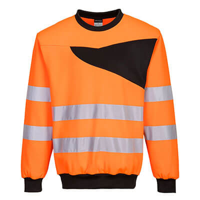 Hi-Vis Sweatshirt met ronde hals