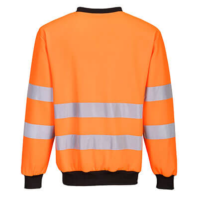 Hi-Vis Sweatshirt met ronde hals