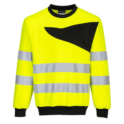 Hi-Vis Sweatshirt met ronde hals