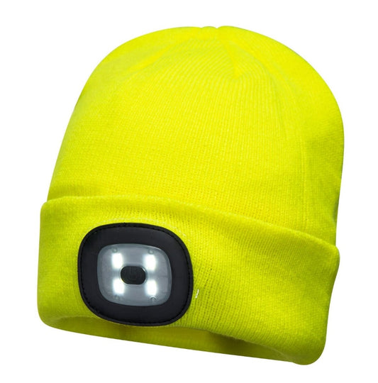 B029 oplaadbare LED beanie muts
