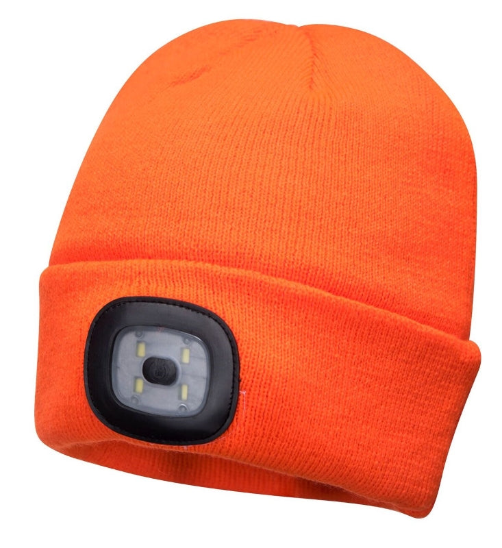 B029 oplaadbare LED beanie muts